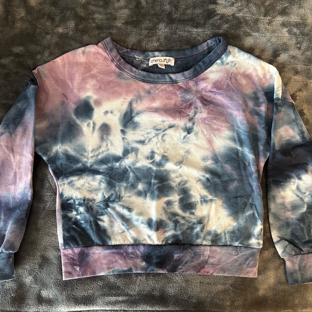 Chenault Girl 5 Multicolor Tie-Dye sweatshirt